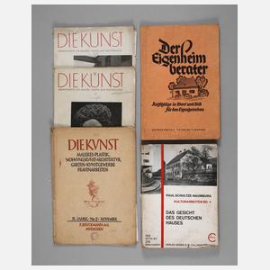 Konvolut Literatur Architektur und Wohnen 30er Jahre