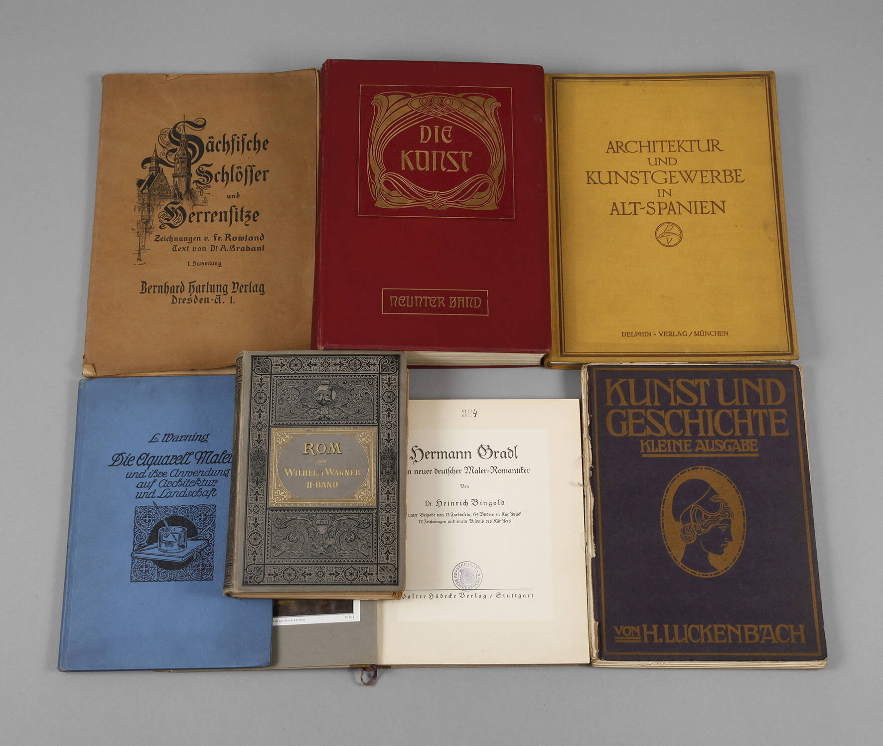 Konvolut Kunstbücher