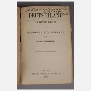 Konvolut Baedecker Reiseführer