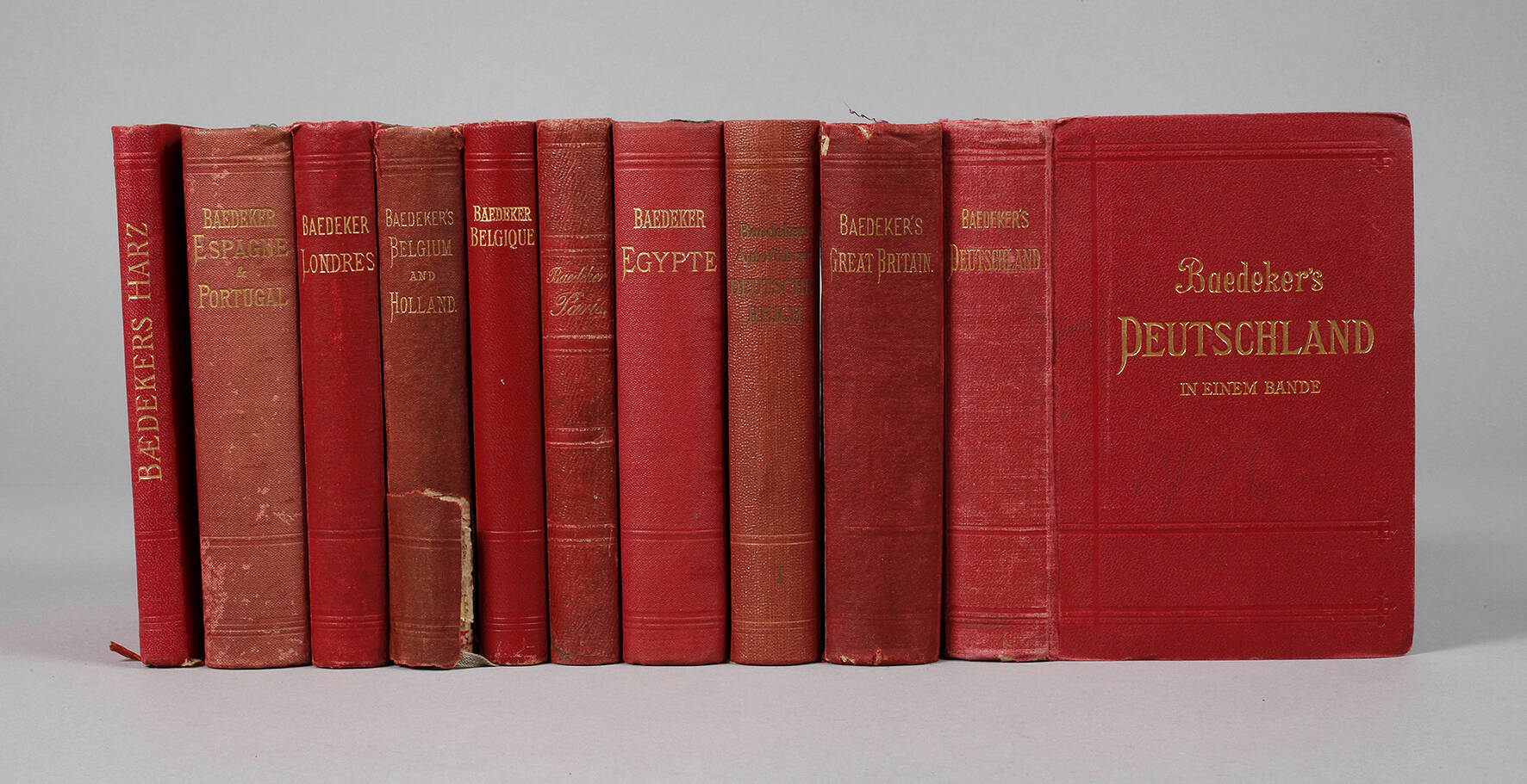 Konvolut Baedecker Reiseführer
