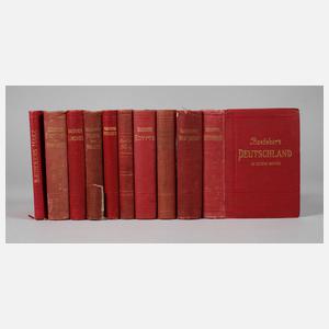 Konvolut Baedecker Reiseführer