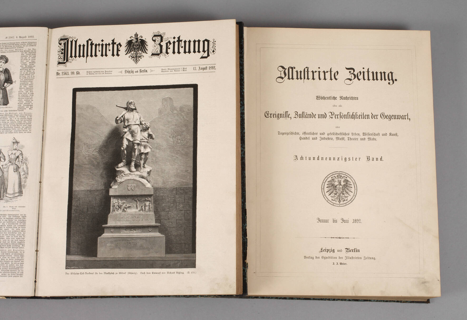 Zwei Bde. Illustrirte Zeitung 1892