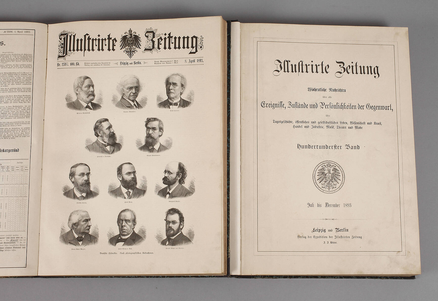 Zwei Bde. Illustrirte Zeitung 1893