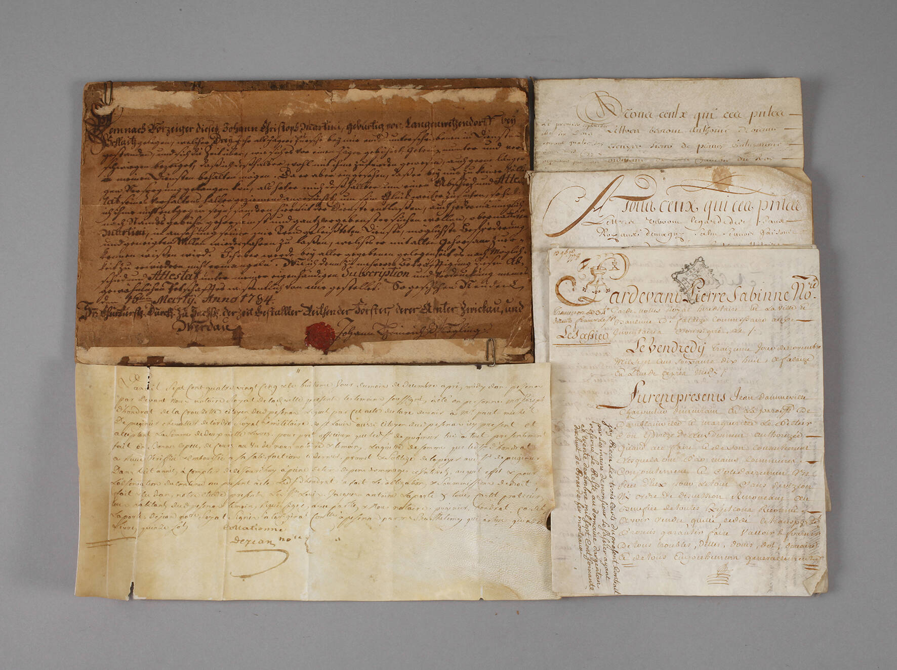 Konvolut historische Dokumente