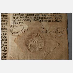 Autogramme Herzöge von Braunschweig