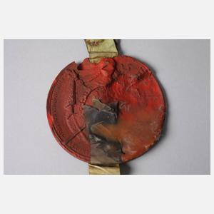 Lettre Patente mit dem Autogramm Napoleon I.