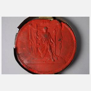 Lettre Patente mit dem Autogramm Napoleon I.