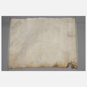 Lettre Patente mit dem Autogramm Napoleon I.