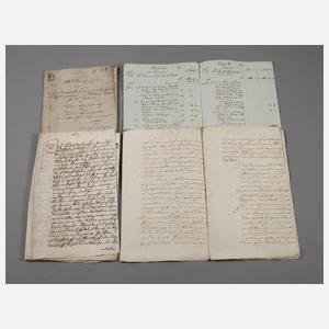 Historische Dokumente von Bülow