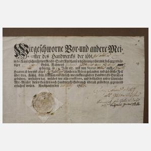 Meisterbrief Nordhausen Sattlergeselle