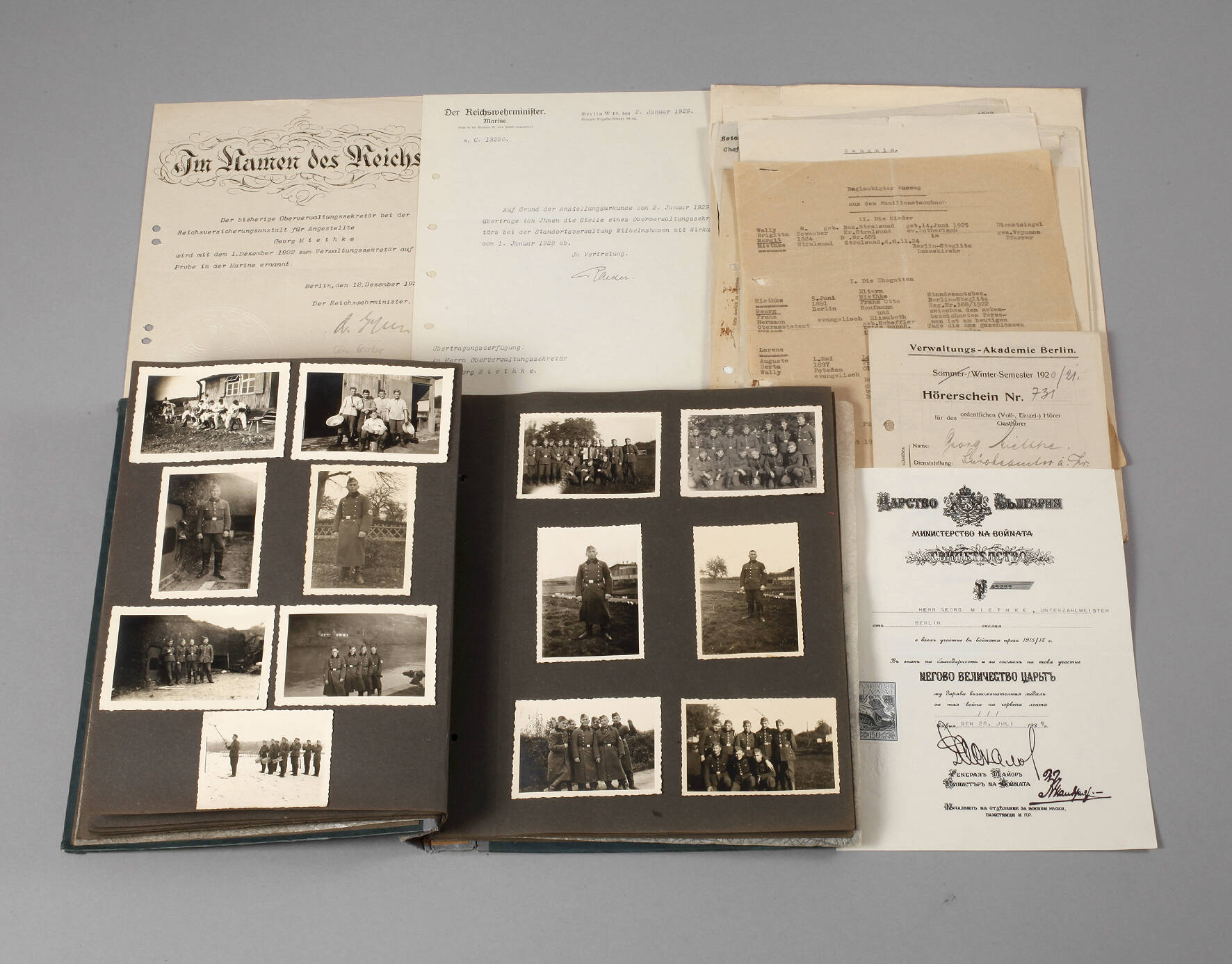 Nachlass eines Verwaltungsbeamten