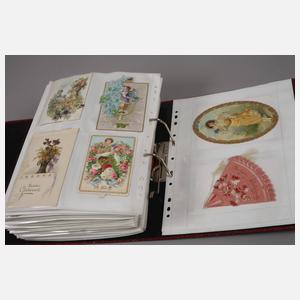 Sammlung Anlasskarten um 1900