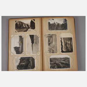 Paar Ansichtskartenalben Böhmen