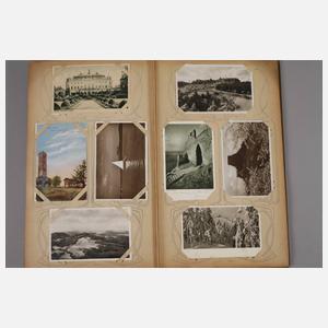 Paar Ansichtskartenalben Böhmen