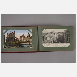 Paar Ansichtskartenalben Böhmen
