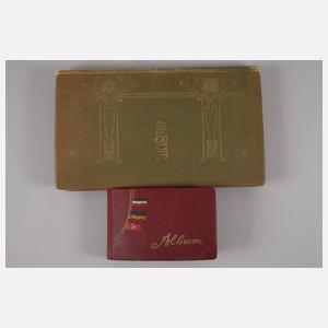 Paar Ansichtskartenalben Böhmen