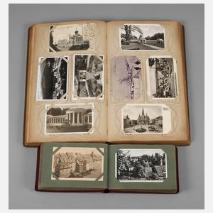 Paar Ansichtskartenalben Böhmen