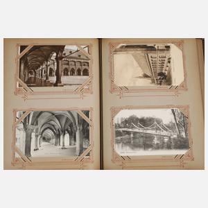 Paar Ansichtskartenalben Lübeck