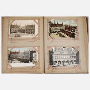 Paar Ansichtskartenalben Lübeck