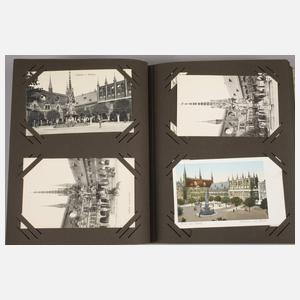 Paar Ansichtskartenalben Lübeck