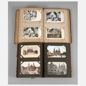 Paar Ansichtskartenalben Lübeck