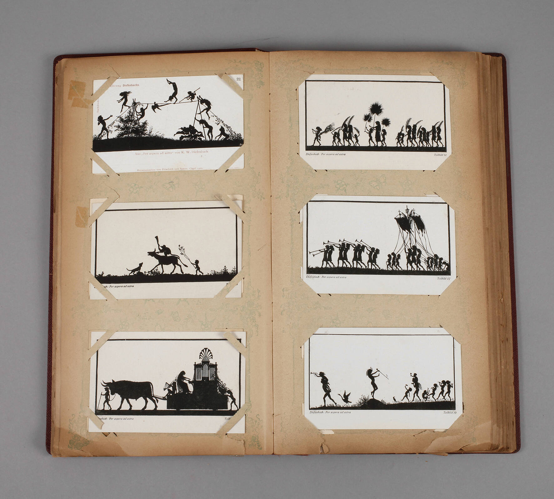 Album Scherenschnittpostkarten