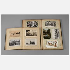 Paar Ansichtskartenalben Mitteldeutschland