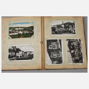 Paar Ansichtskartenalben Böhmen/Mähren