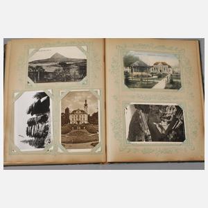 Paar Ansichtskartenalben Böhmen/Mähren