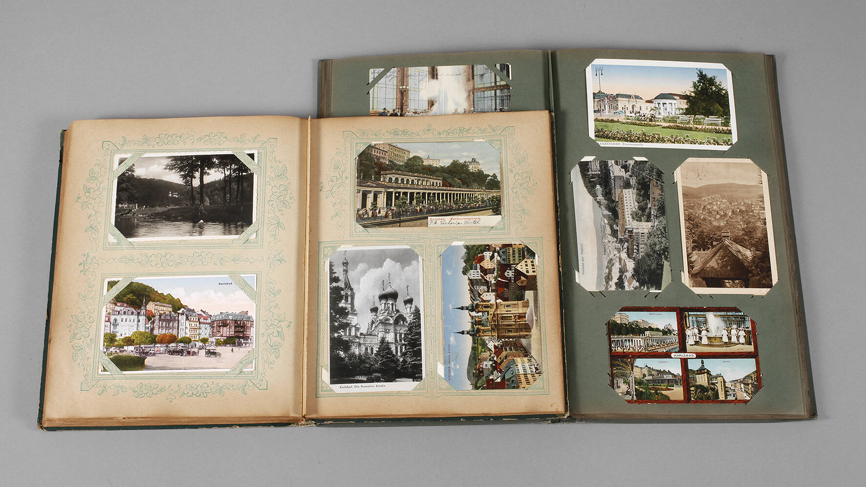 Paar Ansichtskartenalben Böhmen/Mähren