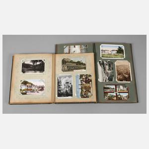 Paar Ansichtskartenalben Böhmen/Mähren