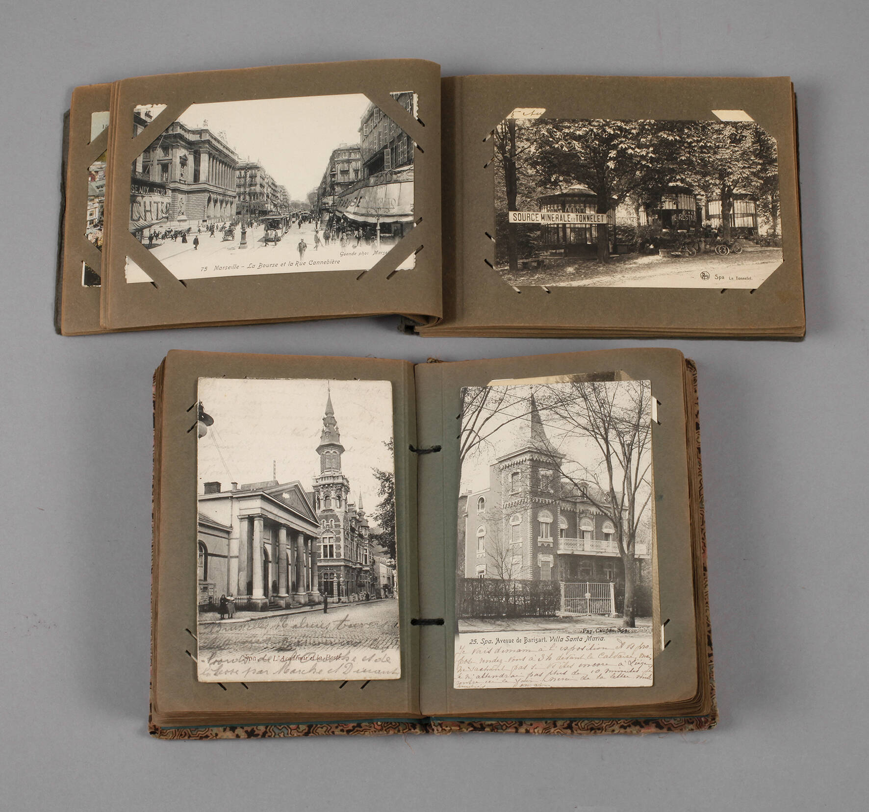 Paar Ansichtskartenalben Spa/Belgien