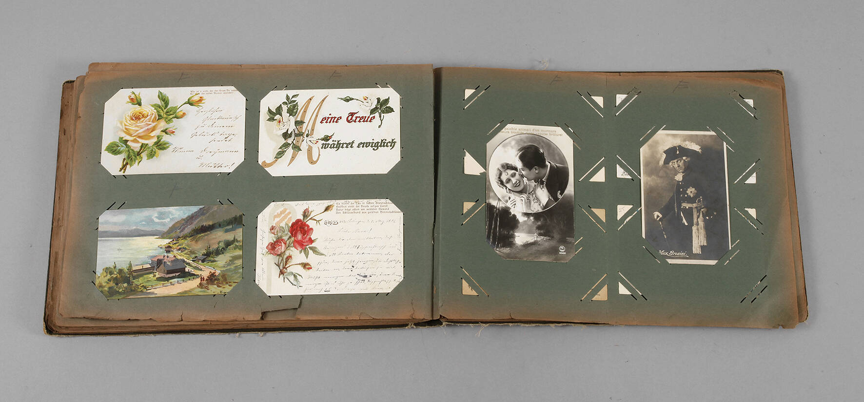 Postkartenalbum Kitsch und Kunst