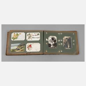 Postkartenalbum Kitsch und Kunst