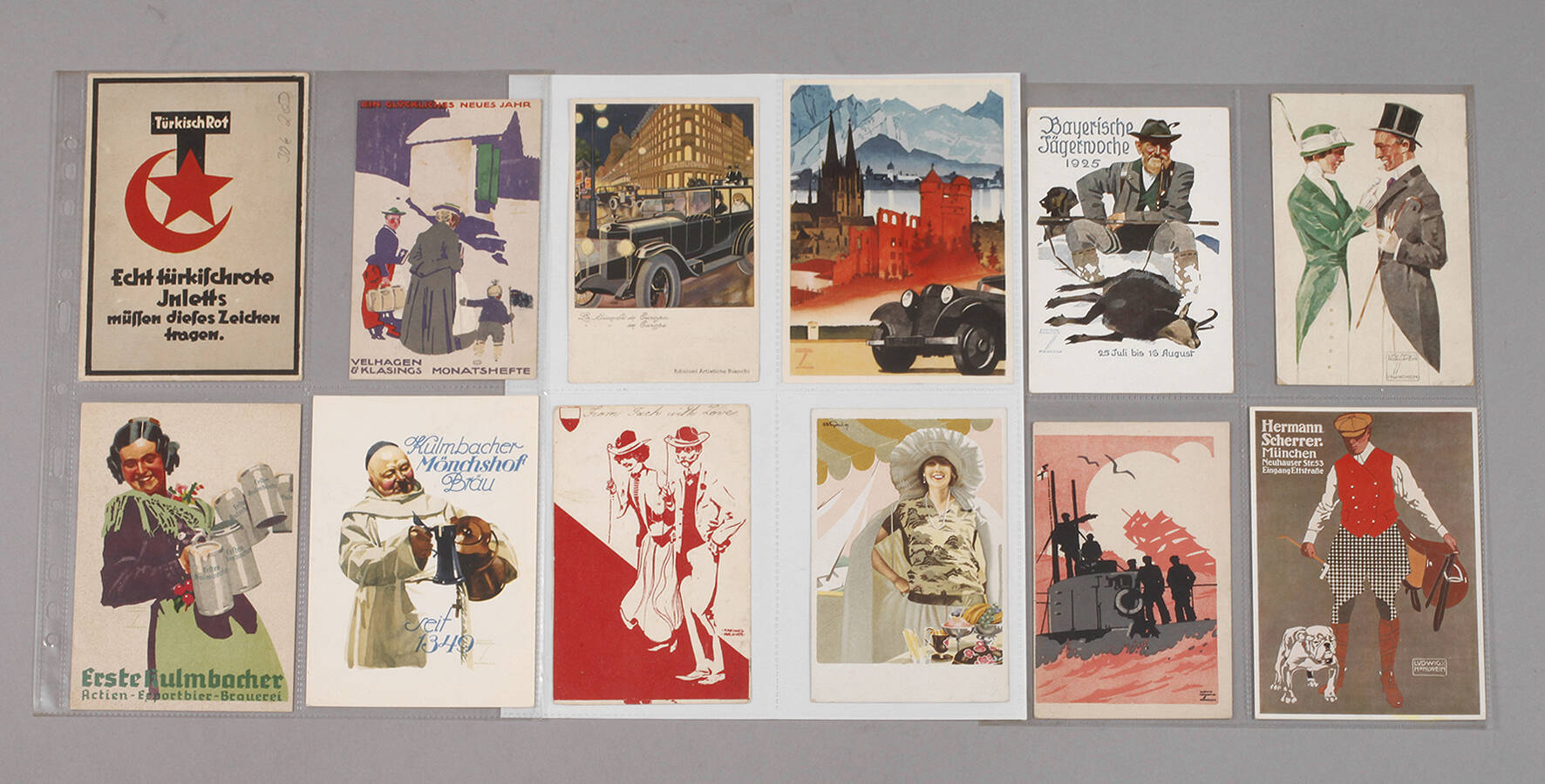 Konvolut Reklamepostkarten