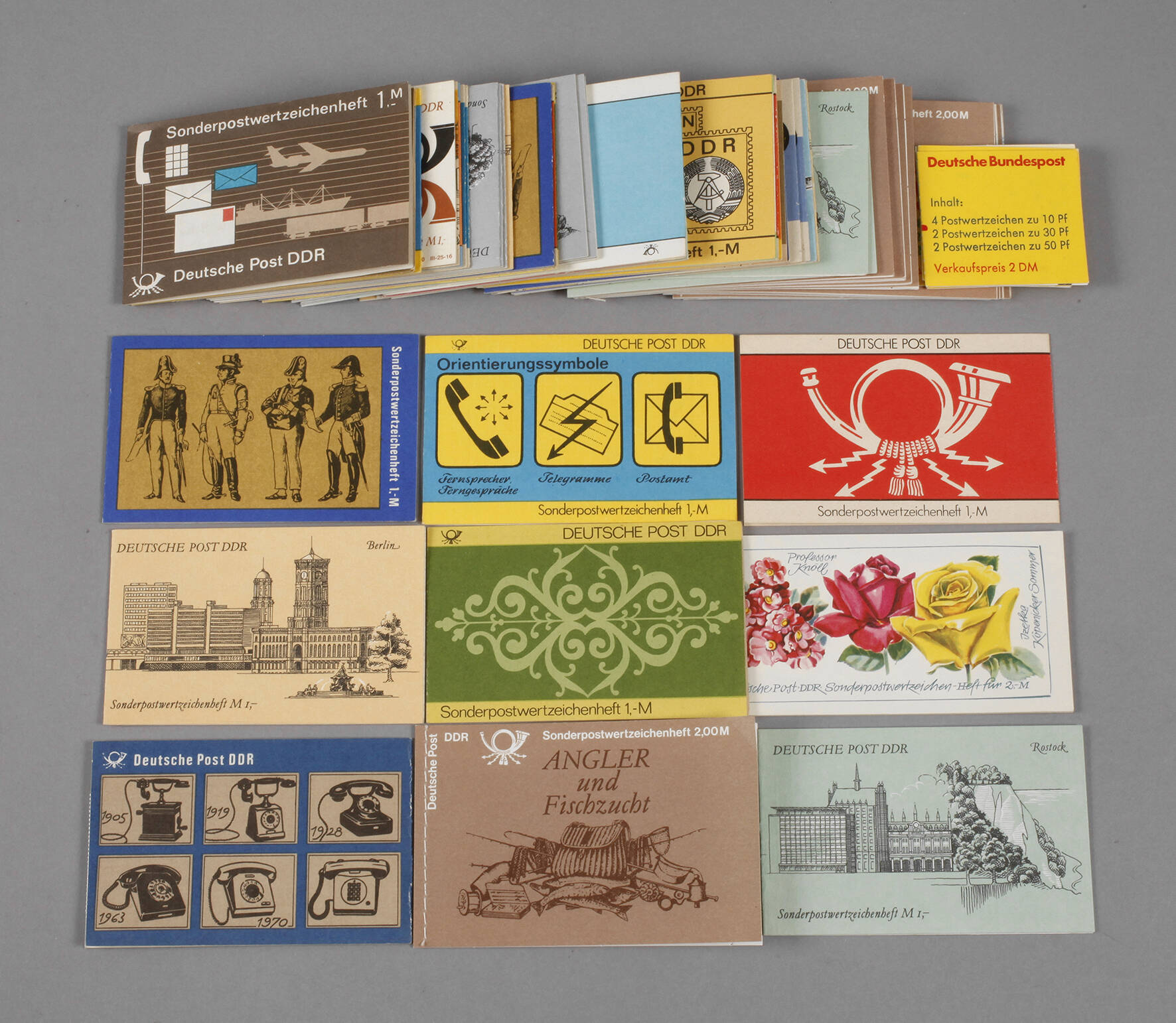 Briefmarken Markenheftchen DDR