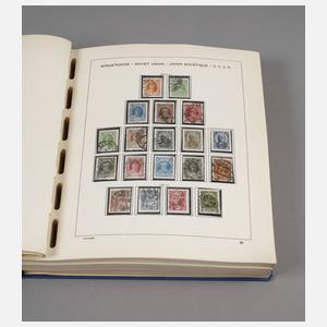 Briefmarkensammlung Sowjetunion