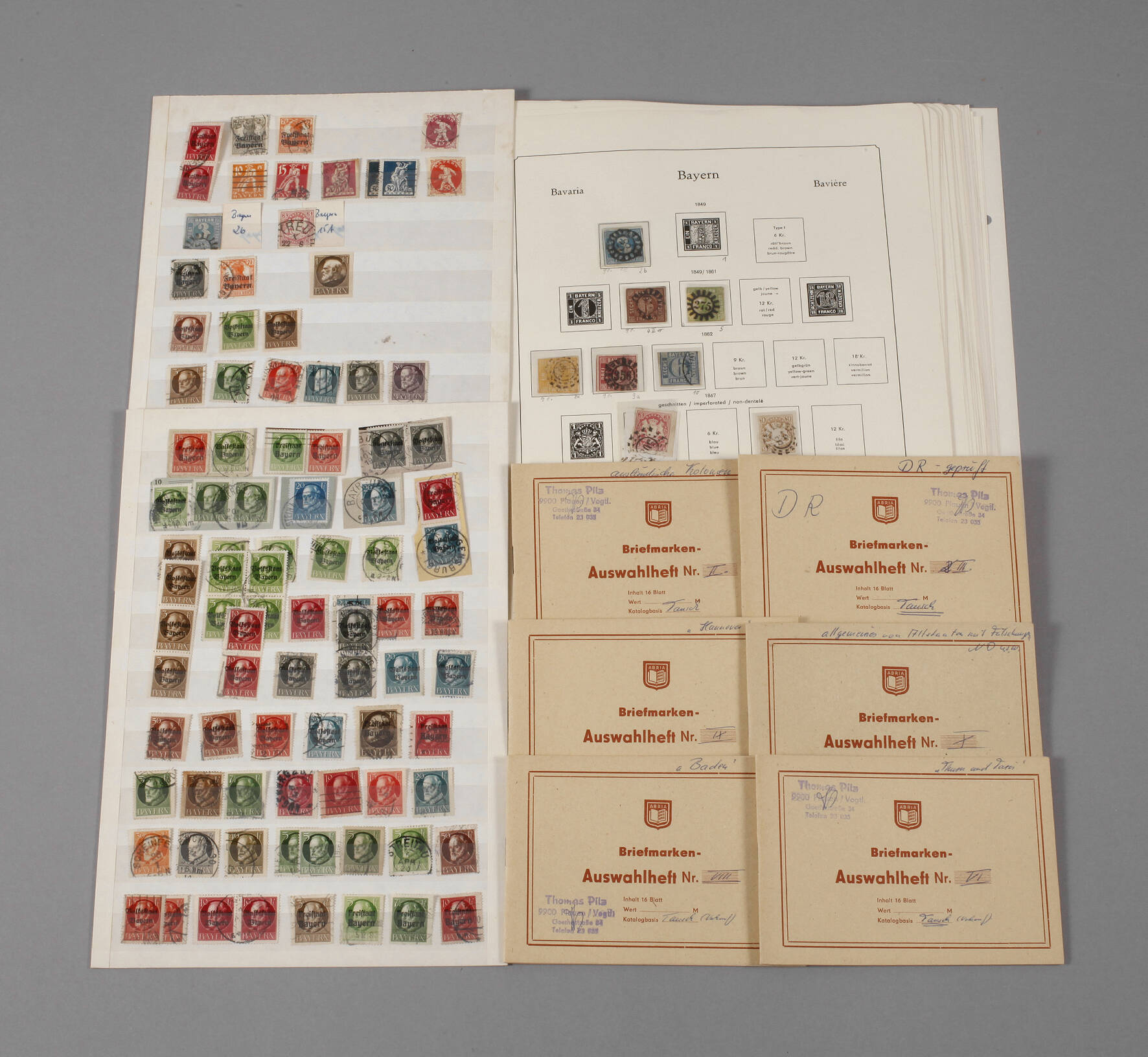 DR, Gebiete AD und Bayern