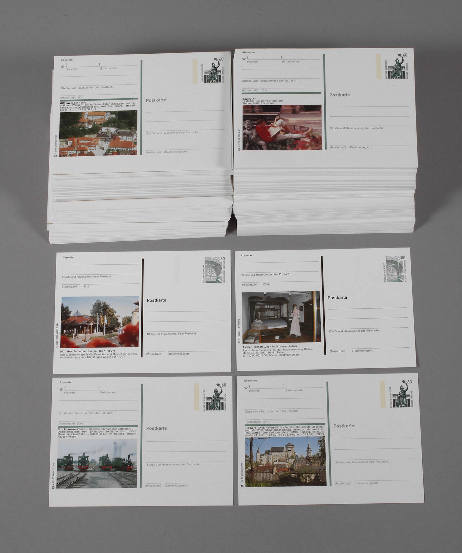 Konvolut Postkarten und GS Bund