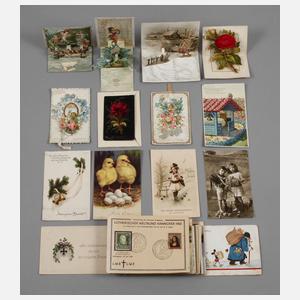 Konvolut Glückwunschkarten