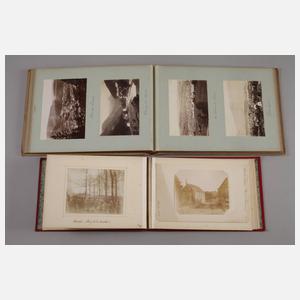 Paar Photoalben um 1900