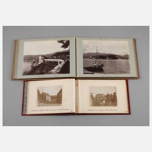 Paar Photoalben um 1900