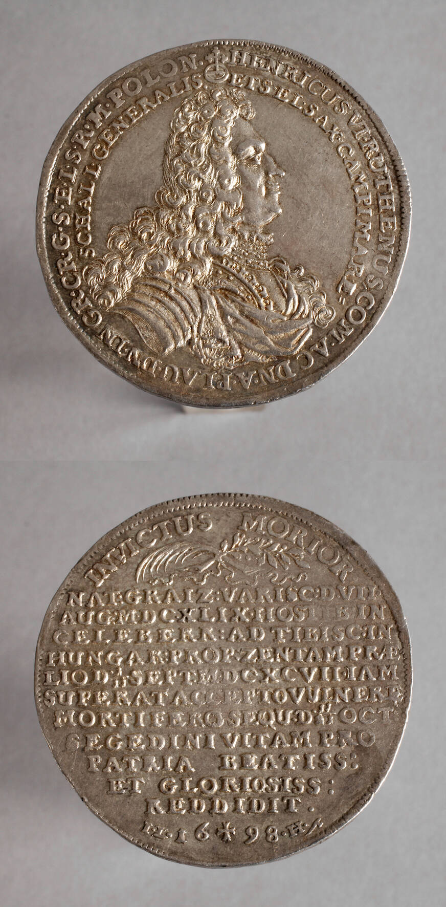 Begräbnistaler Reuß 1698