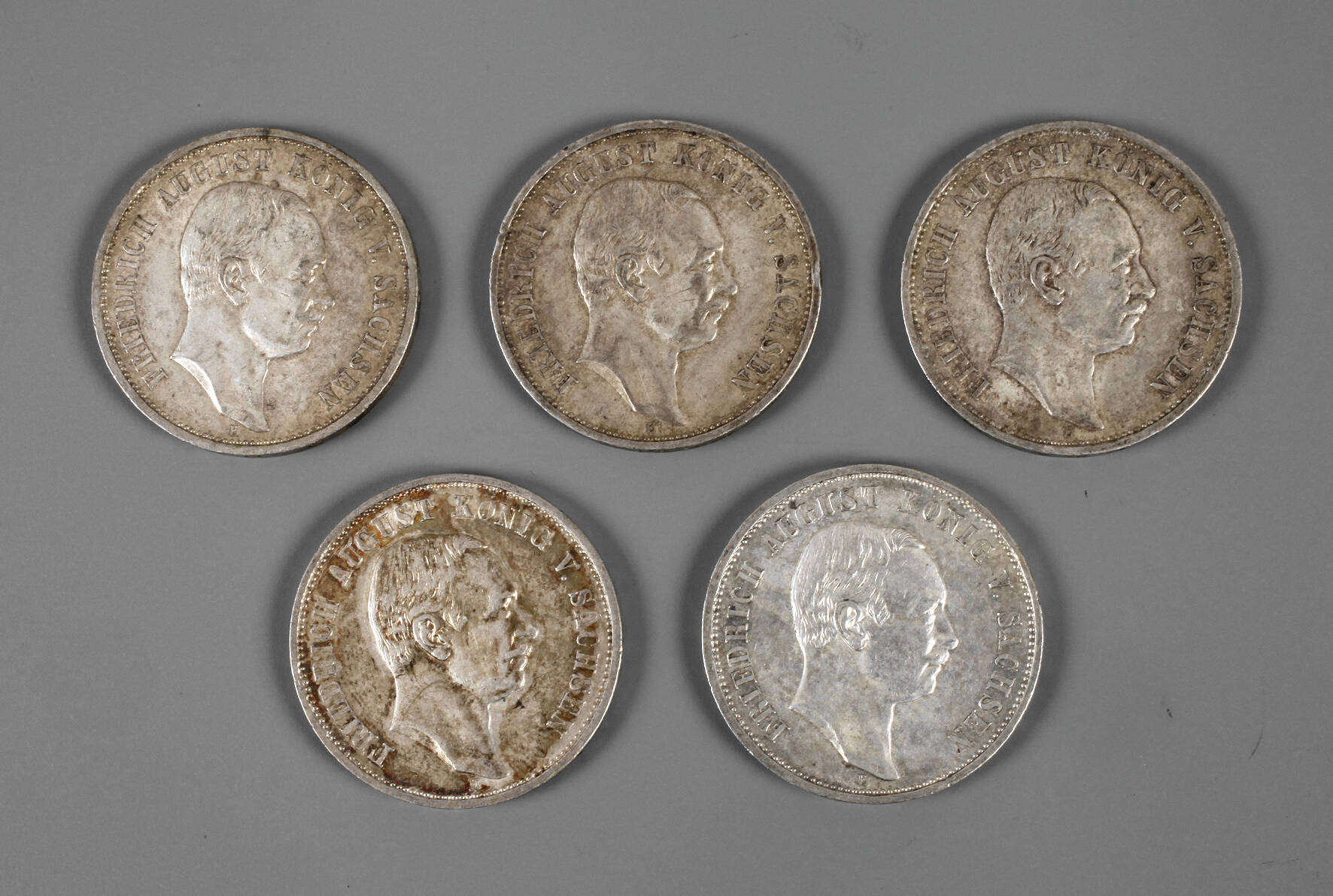 Konvolut 3 Mark Sachsen