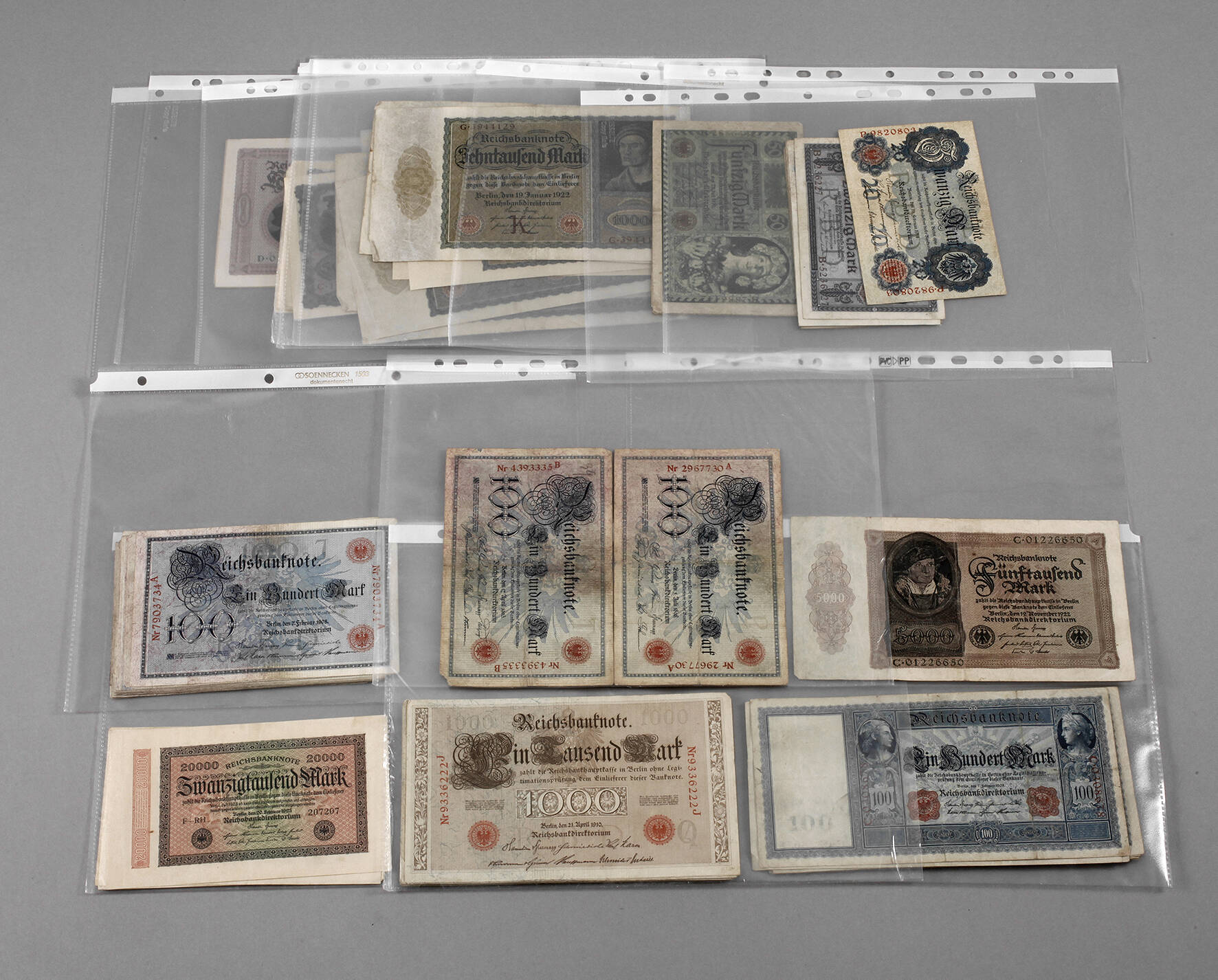 Konvolut Geldscheine