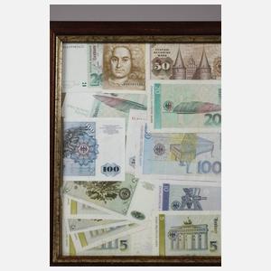 Geldscheinsammlung D-Mark