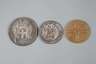 Drei Münzen Island im Etui