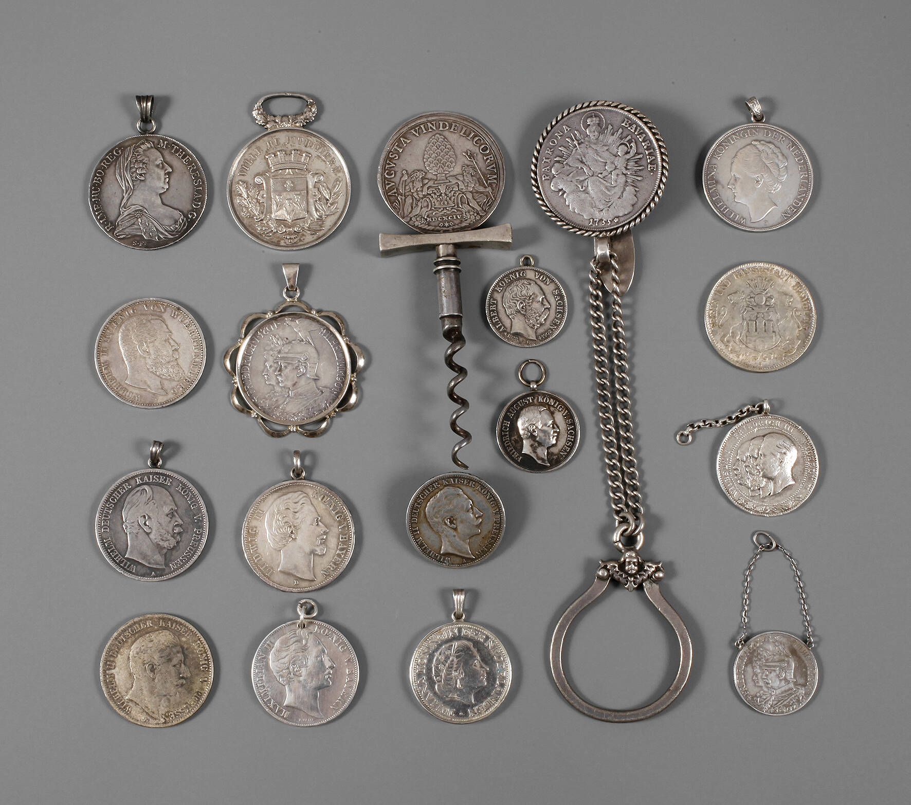 Konvolut Silbermünzen