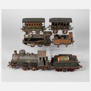 Konvolut Eisenbahnspielzeug
