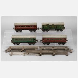 Vier Wagen Märklin